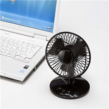 SANWA SUPPLY USB-TOY56BK 一款专为办公环境设计的迷你可摇头清凉利器